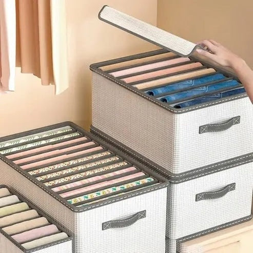  12-Grid PP Closet Clothes Organizer: Storage Solution for Wardrobe Essentials