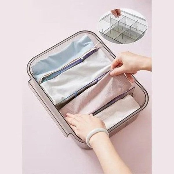 12 grids drawer type home underwear socks storage box bra finishing box closet wall storage organizer box panties closet. type: household storage drawers