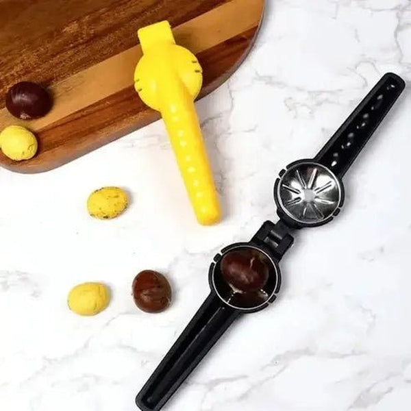 2-in-1 Nutcracker and Peeler: Stainless Steel Kitchen Gadget