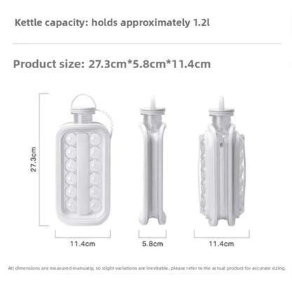 Ice ball storage bottle for cold drinks