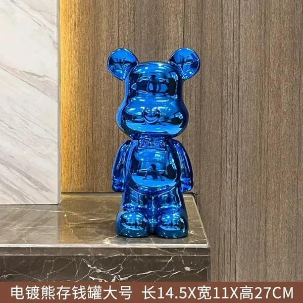 28cm Teddy Bear Piggy Bank – Creative Living Room Decoration