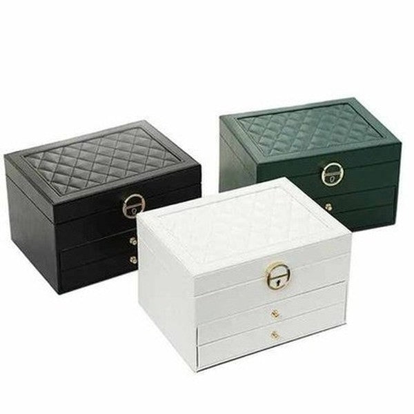 3 Layers Jewelry Box Large Capacity