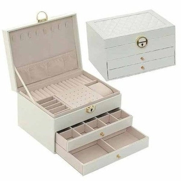 3 Layers Jewelry Box Large Capacity