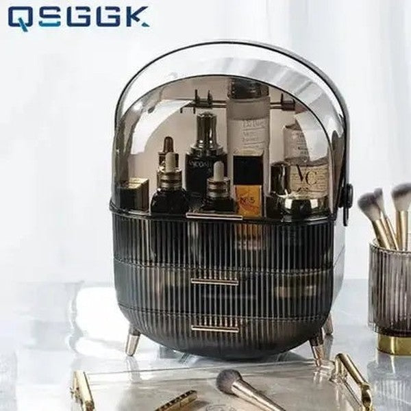 3 Tier Spacious Cosmetic Storage Box with Dust Prevention