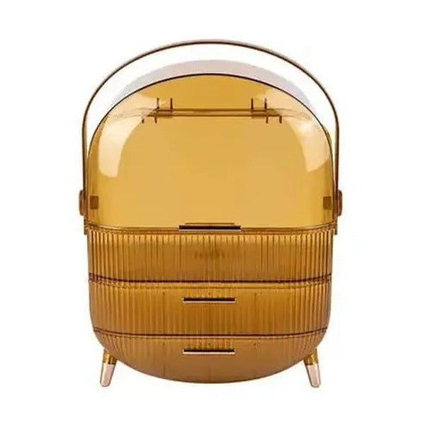 3 Tier Spacious Cosmetic Storage Box with Dust Prevention