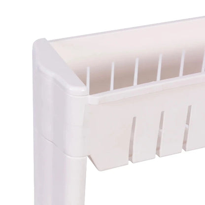 3-Tier Mobile Storage Cabinet on Wheels for Bathroom or Kitchen