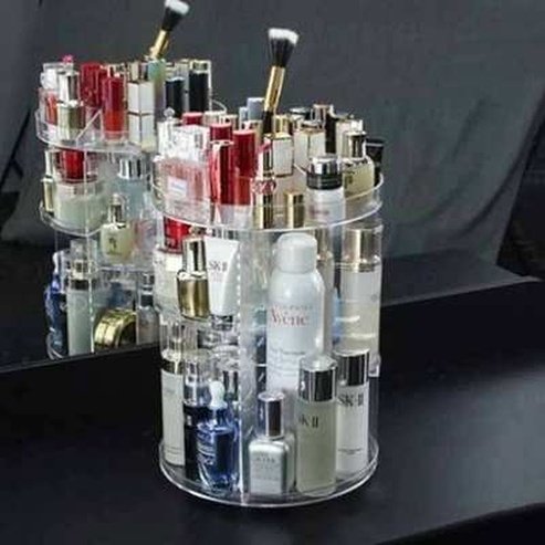 360 Degree Rotation Make Up Organizer Box