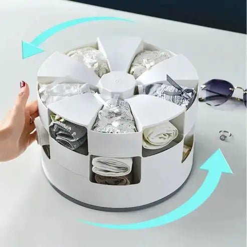 360° Rotating Multi-Function Storage Box