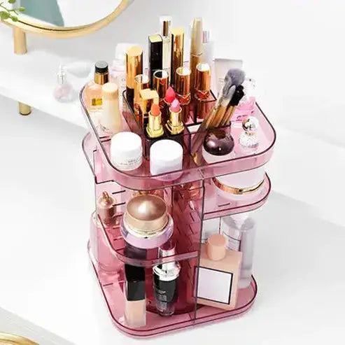 Spacious and Adjustable Makeup and Jewelry Storage Tower