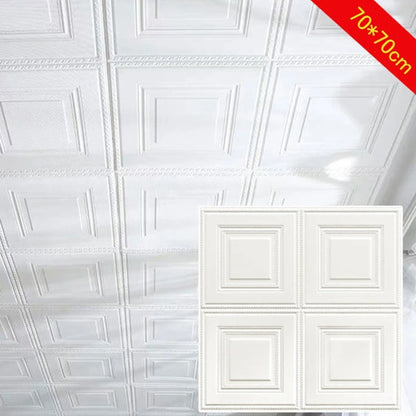 Self adhesive wall decor panel with brick texture