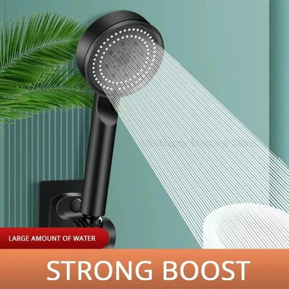 5-Pattern Shower Head: Enjoy High Pressure & Save Water