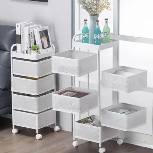 5-Tier Rolling Fruit and Vegetable Storage Cart