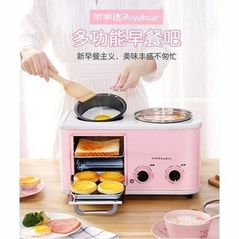 Household multifunctional electric oven, four-in-one coffee machine, toaster, sandwich machine, breakfast machine. Product Type: Countertop & Toaster Ovens