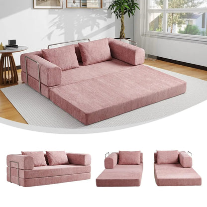 durable one piece foam sofa bed with stable structure