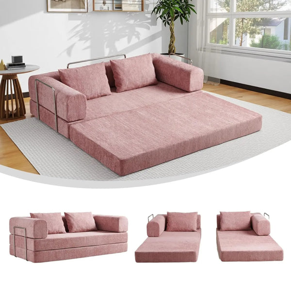 durable one piece foam sofa bed with stable structure