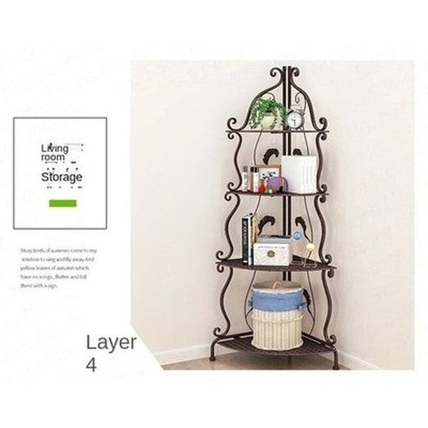 5 Tier Nordic Style Bathroom Storage Corner Rack 