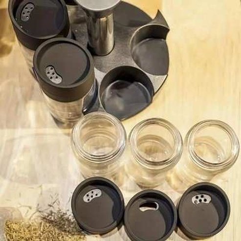 6-Jar Revolving Spice Rack