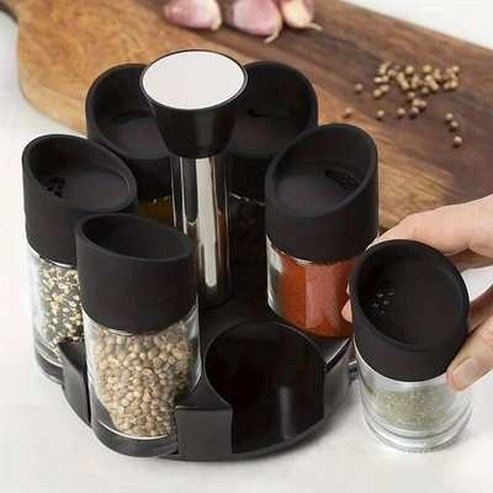 6-Jar Revolving Spice Rack