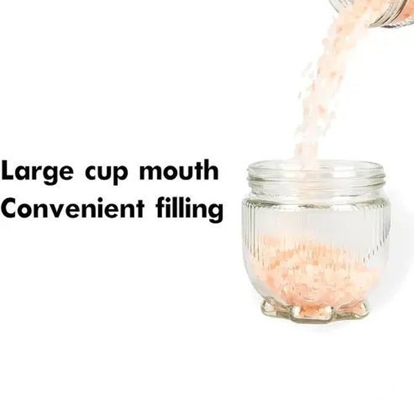 6-Pack Stackable Airtight Glass Jars