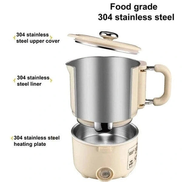 600W Folding Electric Kettle - Portable Travel Teapot