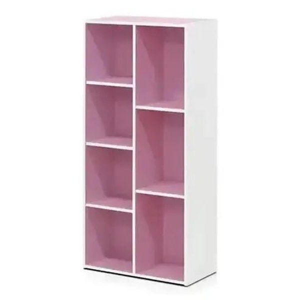 7-Cube Reversible Open Shelf Bookcase