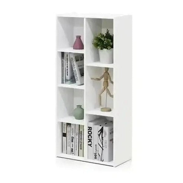 7-Cube Reversible Open Shelf Bookcase