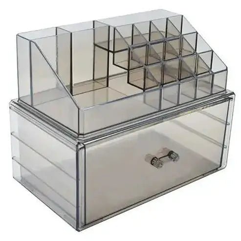 Acrylic Makeup Box for Chic Nail Polish and Lipstick Storage