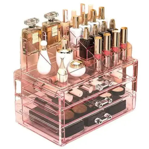 Acrylic Makeup Box for Chic Nail Polish and Lipstick Storage