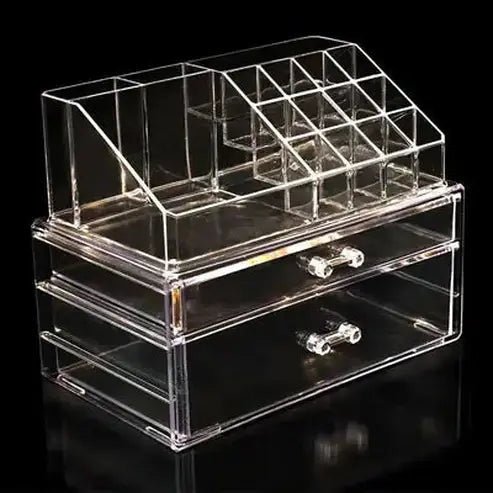 Acrylic Makeup Box for Chic Nail Polish and Lipstick Storage