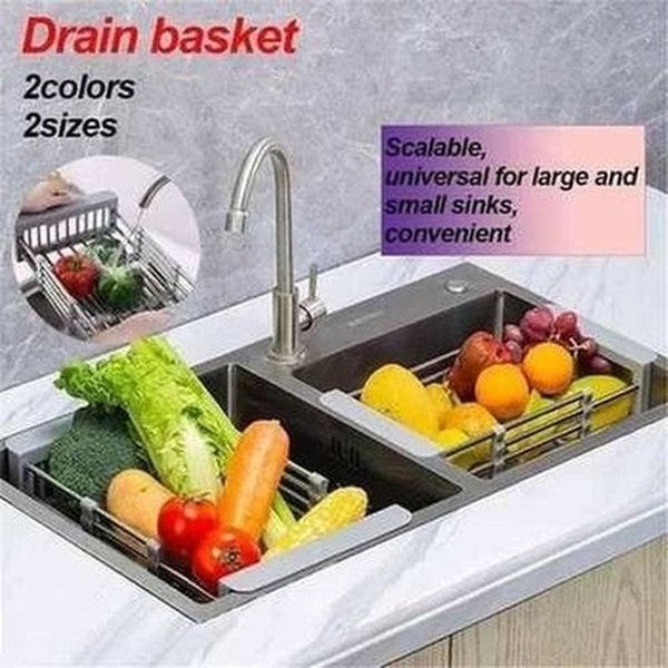 Double Layer Dish Drying Rack Over Sink Organizer Dish Dryer