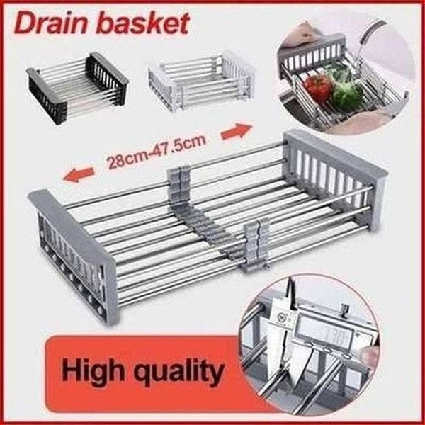 Double Layer Dish Drying Rack Over Sink Organizer Dish Dryer