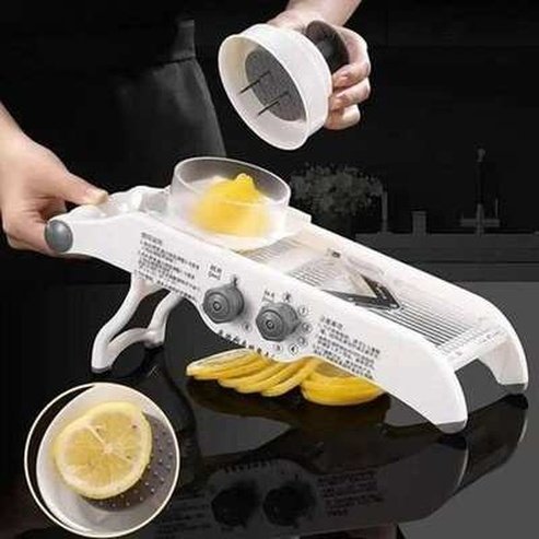 Adjustable Kitchen Mandoline Slicer with V Blade