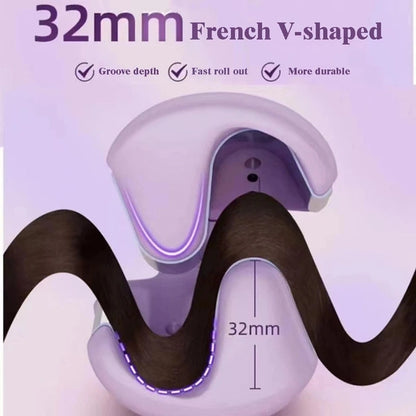Adjustable Temperature Hair Curler for Long-Lasting Deep Wave French Styling