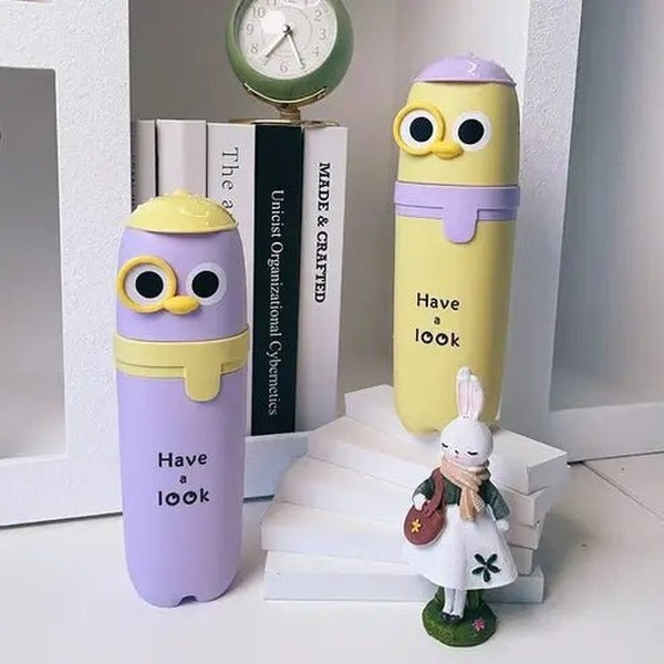 Adorable Cartoon Travel Toothbrush Cup Set
