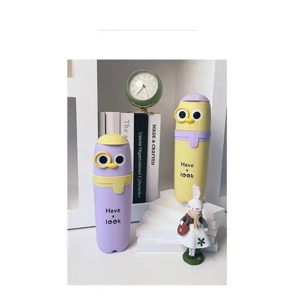 Adorable Cartoon Travel Toothbrush Cup Set