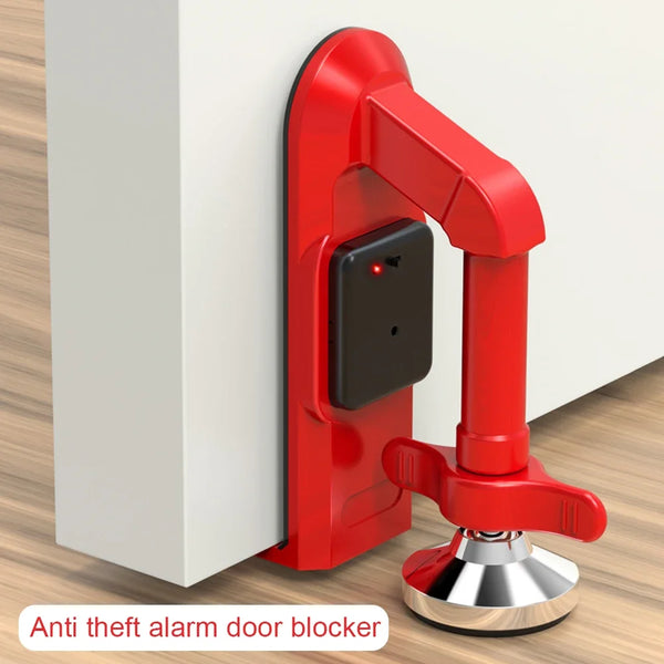 Alarm Door Stopper, Portable Anti-Theft Door Lock, Multifunctional Door Security Device