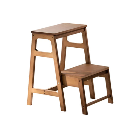 Aluminum Ladder Folding Step Stool, Home Steps Simple Mini Wooden Staircase