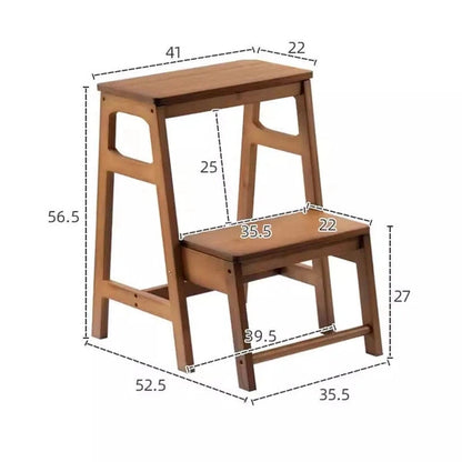 Aluminum Ladder Folding Step Stool, Home Steps Simple Mini Wooden Staircase