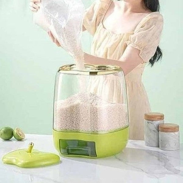 Apple-shaped Household Rice Bucket Sealed