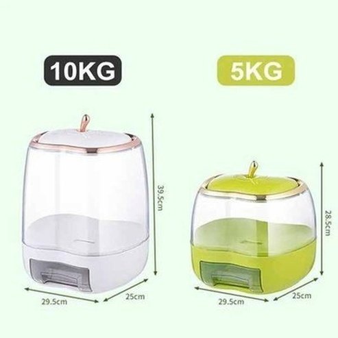 Apple-shaped Household Rice Bucket Sealed