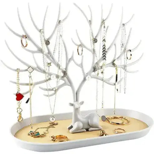 Artistic Antlers Jewelry Display Organizer Stand