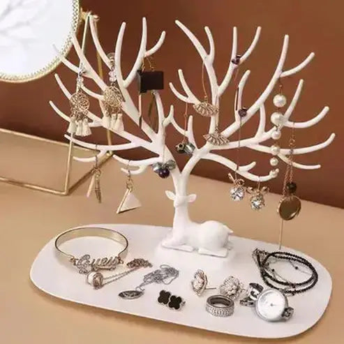 Artistic Antlers Jewelry Display Organizer Stand