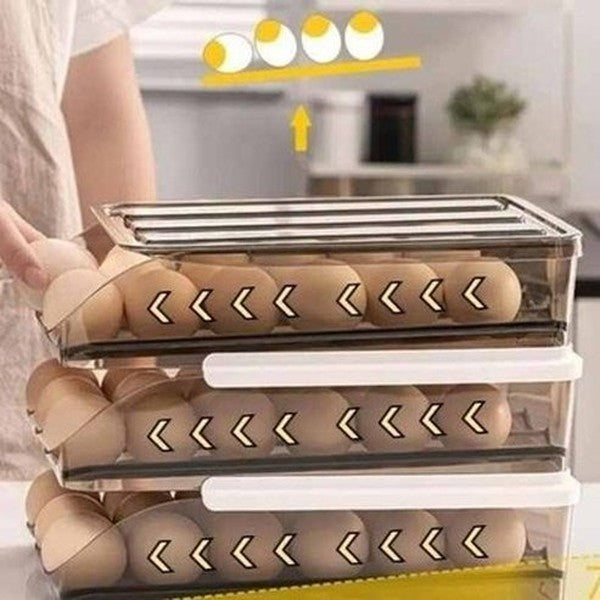 Automatic Auto Scrolling Eggs Rack Holder