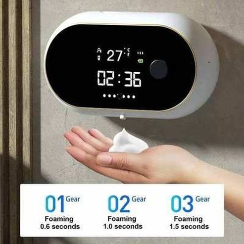 Automatic Soap Dispenser LED Temperature Display