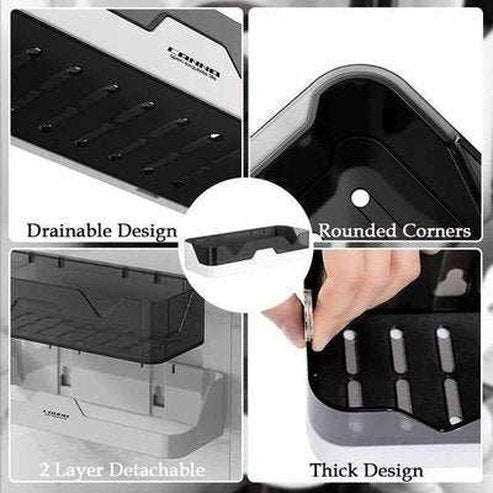 Bathroom Shelf WC Shampoo Holder Shower Shelves