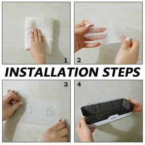 Bathroom Shelf WC Shampoo Holder Shower Shelves