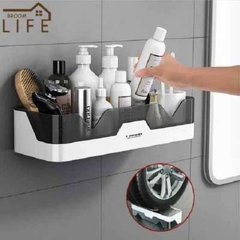 Bathroom Shelf WC Shampoo Holder Shower Shelves