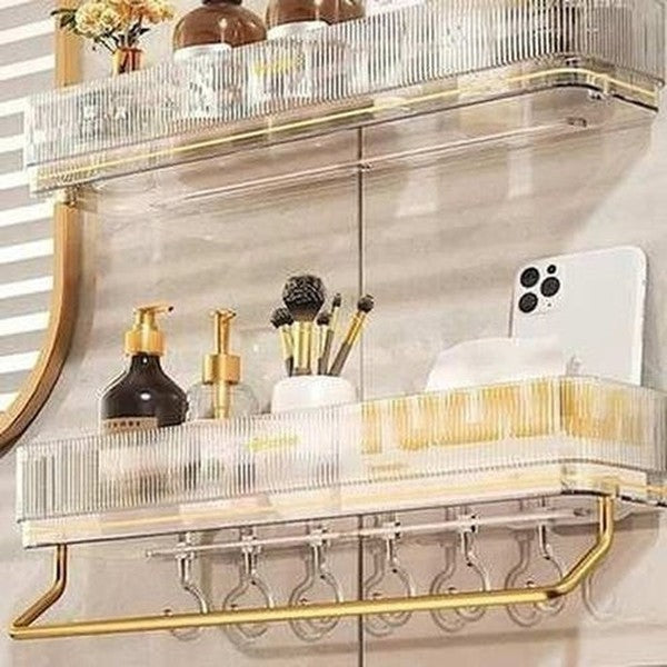 Bathroom Wall Mounted Towel Storage Rack