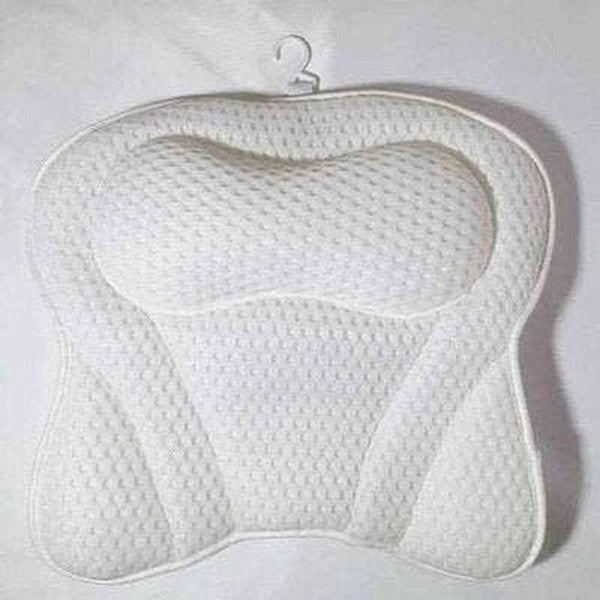 Breathable White Butterfly Bath Pillow for Ultimate Relaxation