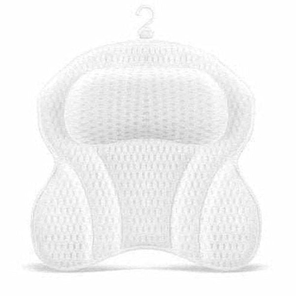 Breathable White Butterfly Bath Pillow for Ultimate Relaxation
